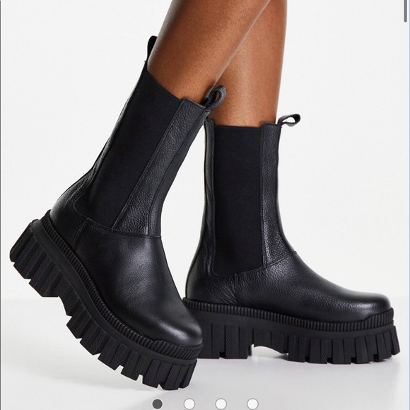 ASOS Shoes - chunky leather Chelsea boots